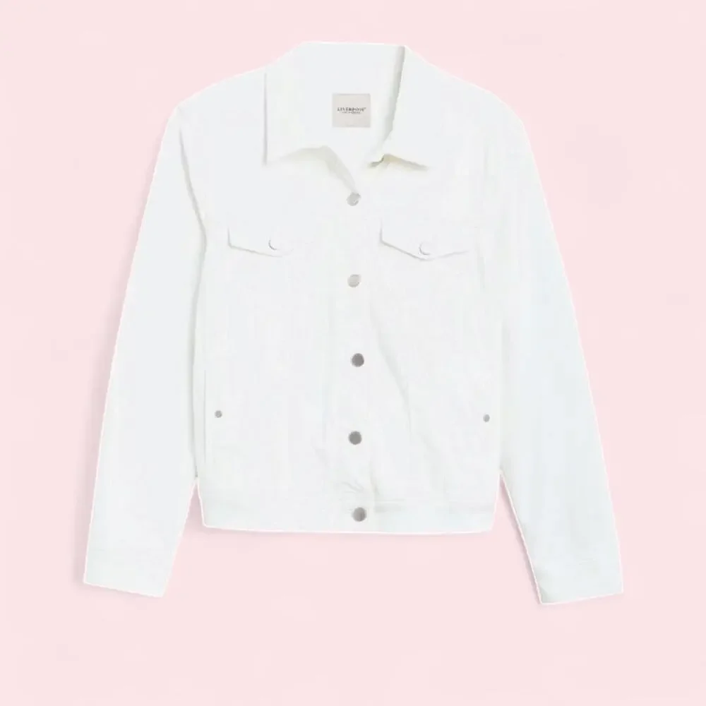 White liverpool denim jacket - Picture 1 of 3
